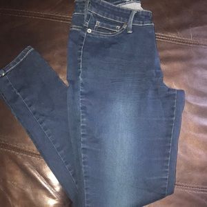 Express skinny high waist jeans